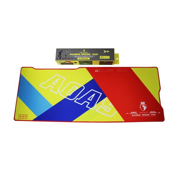 Gaming Mousepad - S3000 - 651541 - Yellow/Red/Blue - GoodFlix