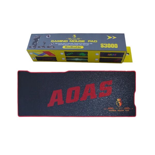 Gaming Mousepad - S3000 - 651541 - Black/Red 1 - GoodFlix