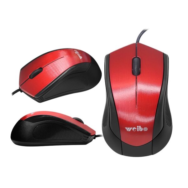 Ενσύρματο ποντίκι Η/Υ - FC209 - Weibo - 652098 - Red - GoodFlix