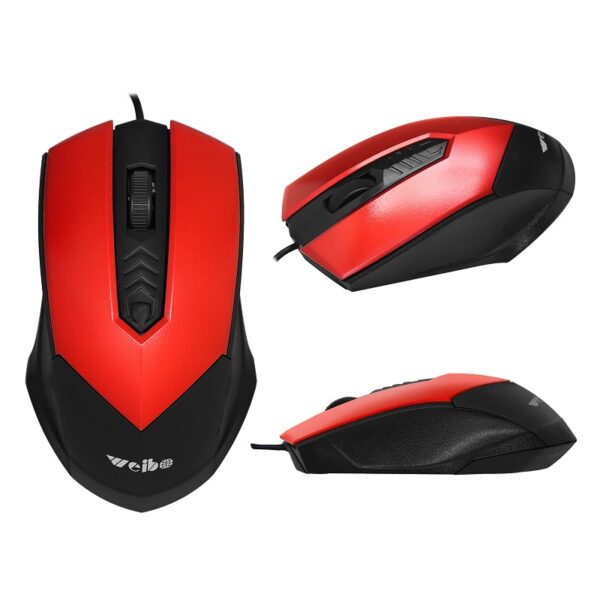 Ενσύρματο ποντίκι Η/Υ - FC3013 - Weibo - 653132 - Red - GoodFlix