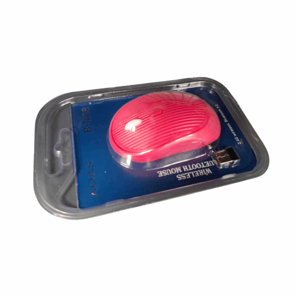 Ασύρματο ποντίκι Η/Υ - 1008 - AOAS - 654849 - Pink - GoodFlix