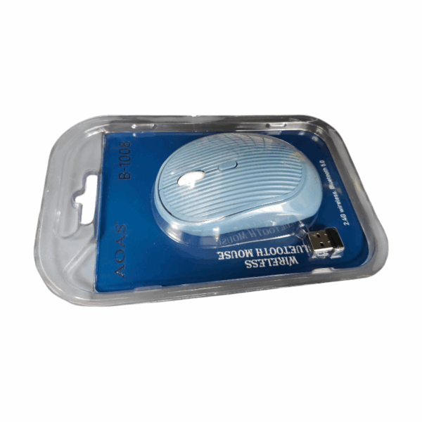 Ασύρματο ποντίκι Η/Υ - 1008 - AOAS - 654849 - Blue - GoodFlix