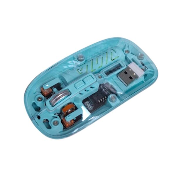 Ασύρματο επαναφορτιζόμενο ποντίκι Η/Υ - WB08 - AOAS - 655259 - Green - GoodFlix