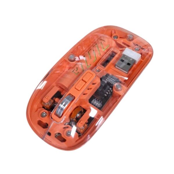 Ασύρματο επαναφορτιζόμενο ποντίκι Η/Υ - WB08 - AOAS - 655259 - Orange - GoodFlix