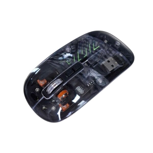 Ασύρματο επαναφορτιζόμενο ποντίκι Η/Υ - WB08 - AOAS - 655259 - Black - GoodFlix