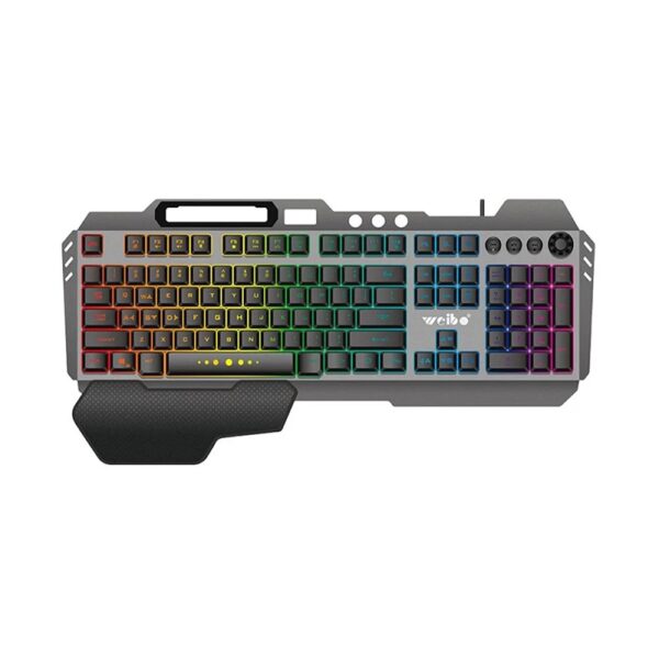 Ενσύρματο πληκτρολόγιο Gaming - LED RGB - WB590 - Weibo - 655907 - GoodFlix