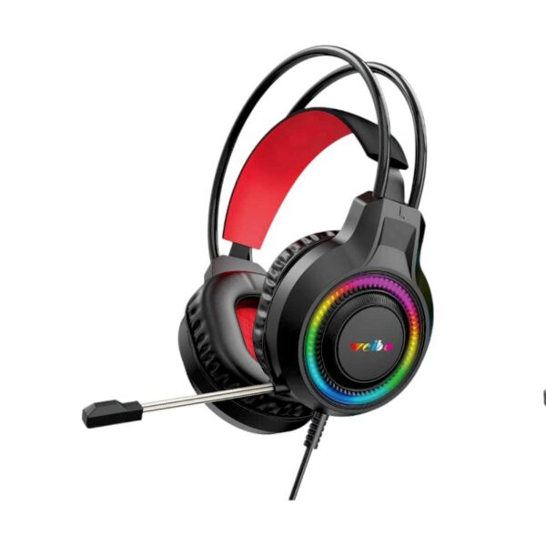 Ενσύρματα ακουστικά Gaming - LED RGB - G61 - Weibo - 658502 - GoodFlix