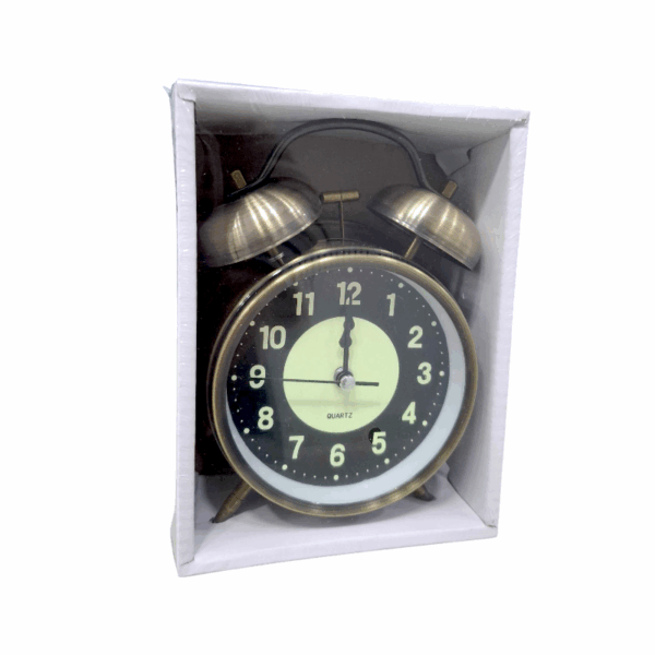 Επιτραπέζιο ρολόι - Ξυπνητήρι - 668-53 - 668533 - Bronze - GoodFlix