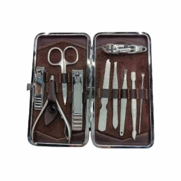 Επαγγελματικό σετ περιποίησης νυχιών σε θήκη - 381A - 10pcs - 671031 - GoodFlix