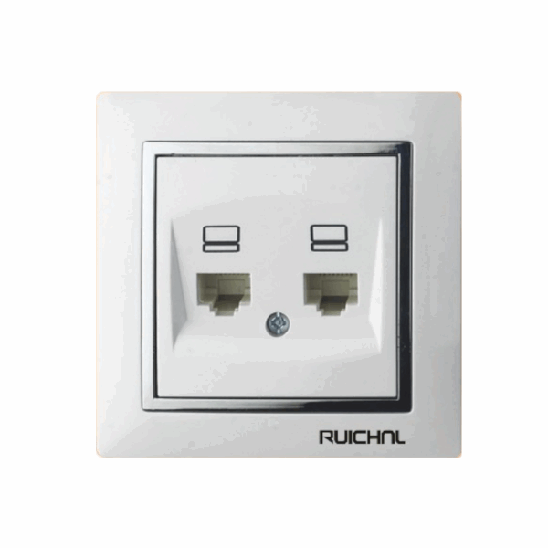 Πρίζα γραμμής δικτύου Ethernet διπλή - RC3616-RJ45 - 674957 - GoodFlix