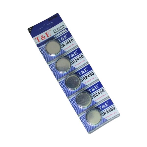 Μπαταρίες λιθίου - CR2450 - 3V - 5pcs - 682177 - GoodFlix