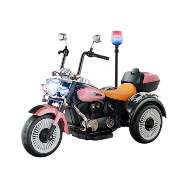 Παιδικό ηλεκτροκίνητο τρίκυκλο scooter με φάρο - BJQ-6388 - 701114 - Pink - GoodFlix