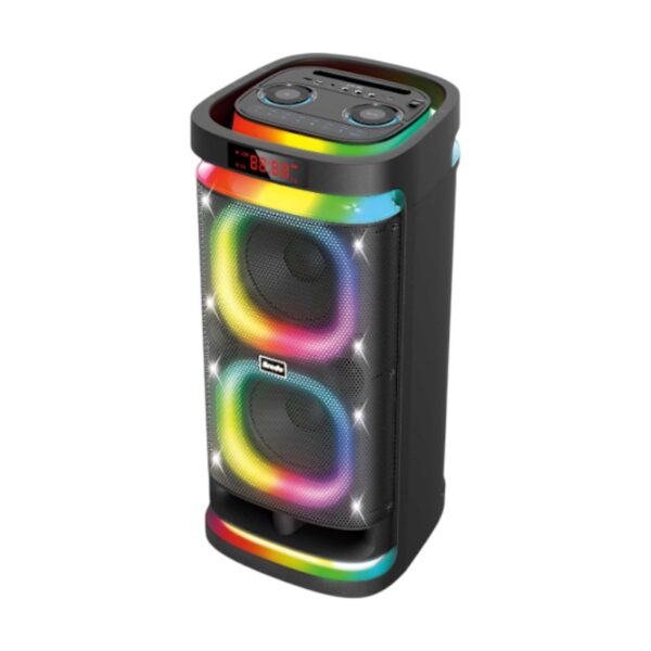 Φορητό ηχείο subwoofer με 2 μικρόφωνα Karaoke - BTS-1990 - 719909 - GoodFlix
