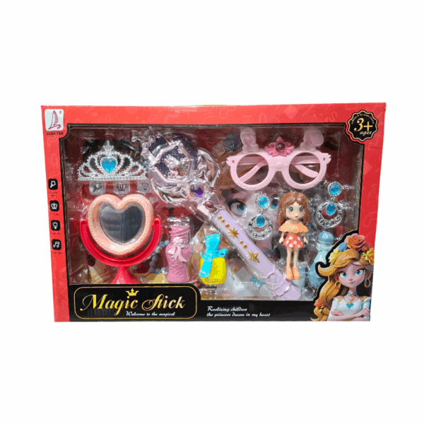Σετ μαγικό ραβδί LED με αξεσουάρ ομορφιάς - 621-6 - 730159 - GoodFlix