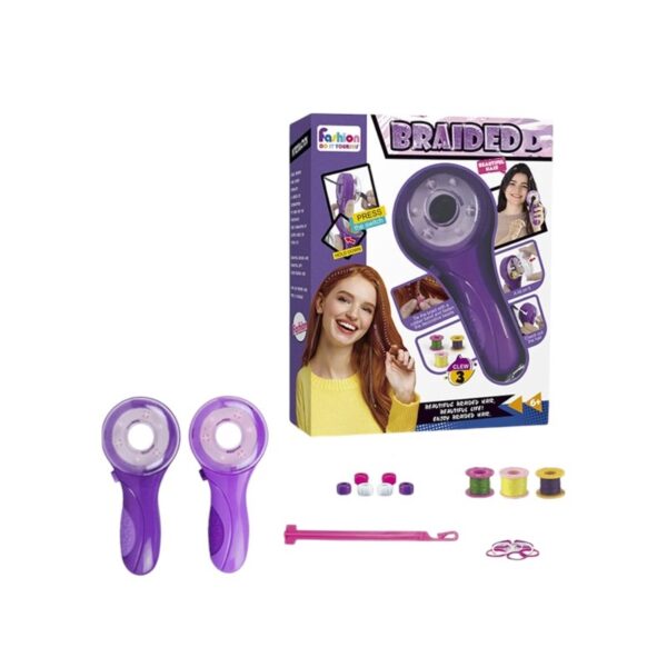 Σετ για πλεξουδάκια μαλλιών με σχέδια - 911-DIY - 730200 - GoodFlix