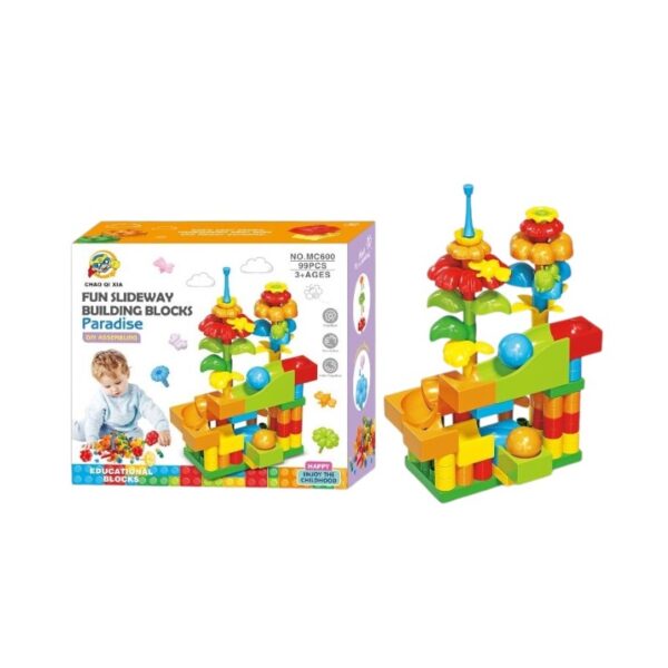 Σετ τσουλήθρα DIY με τουβλάκια - MC600 - 730259 - GoodFlix