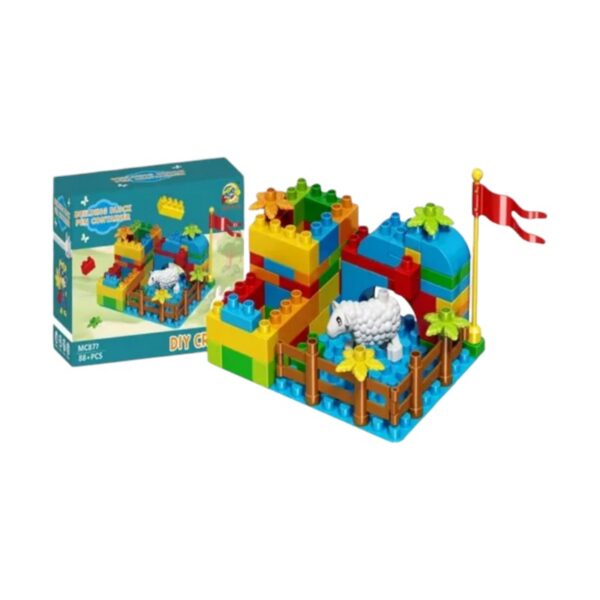 Σετ κατασκευών DIY με τουβλάκια - MC877 - 88pcs - 730263 - GoodFlix