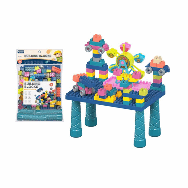 Σετ πάγκος κατασκευών DIY με τουβλάκια - C2718-01A2DIY - 40pcs - 730265 - GoodFlix