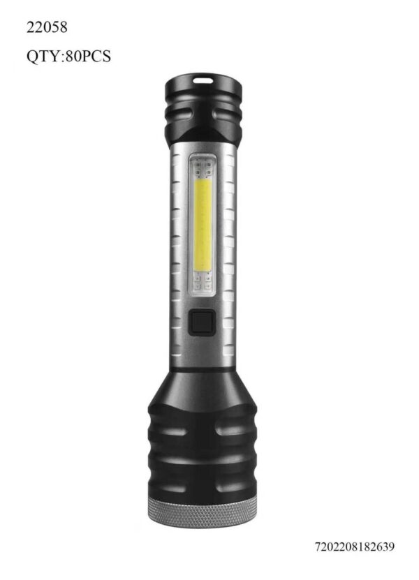 Επαναφορτιζόμενος φακός LED - 22058 - 182639 - GoodFlix