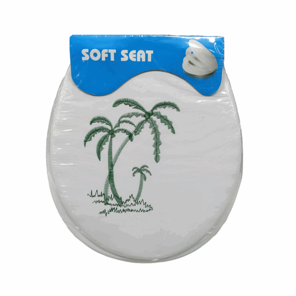 Κάλυμμα-Καπάκι λεκάνης τουαλέτας - Soft PVC - 80225 - White - GoodFlix