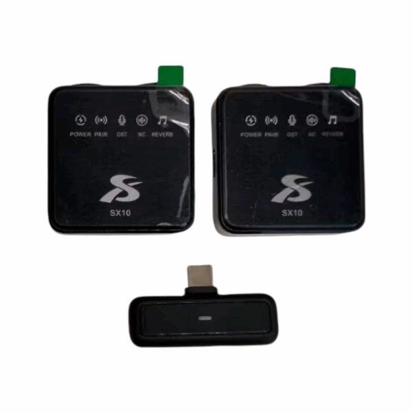 Ασύρματο mini επαναφορτιζόμενο πυκνωτικό μικρόφωνο για καταγραφή ήχου - iP/Lightning - SX10 - 811368 - GoodFlix