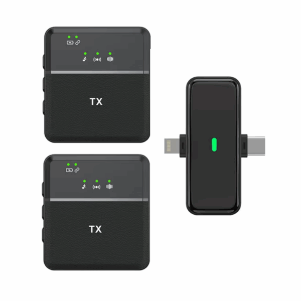 Ασύρματο mini επαναφορτιζόμενο πυκνωτικό μικρόφωνο για καταγραφή ήχου  - Dual - SX32 - 2pcs - 811405 - GoodFlix