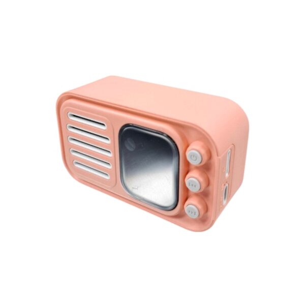 Ασύρματο ηχείο Bluetooth με οθόνη - WS-501 - 811788 - Pink - GoodFlix