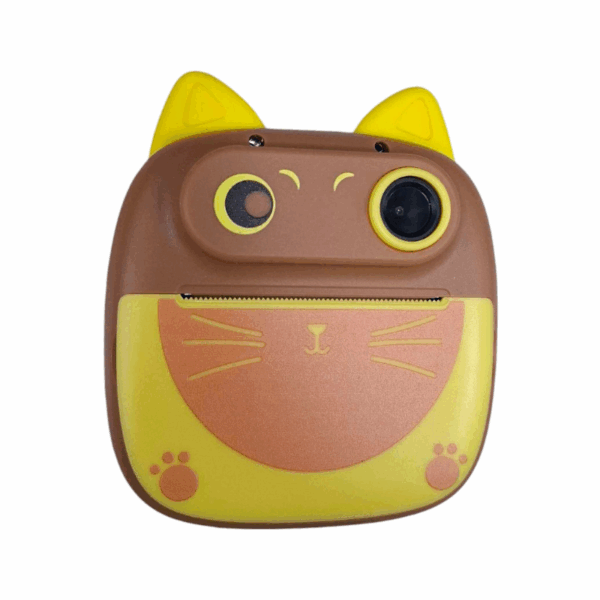 Παιδική Instant φωτογραφική μηχανή με εκτυπωτή - D6 - 811801 - Brown - GoodFlix