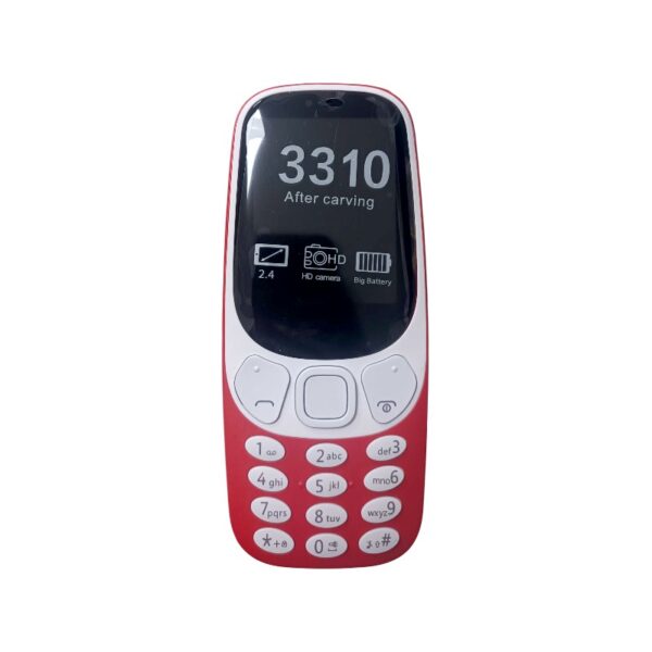 Κινητό τηλέφωνο - 3310 - Dual Sim - 812259 - Red - Ελληνικό μενού - GoodFlix