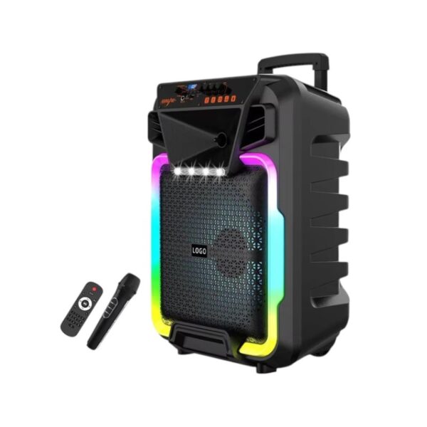 Φορητό ηχείο subwoofer με μικρόφωνο Karaoke - ABS-15102 - 813683 - GoodFlix