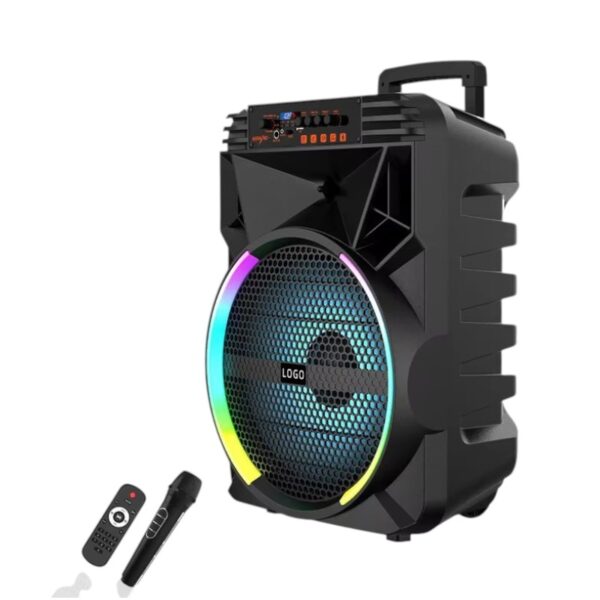 Φορητό ηχείο subwoofer με μικρόφωνο Karaoke - ABS-15101 - 813690 - GoodFlix