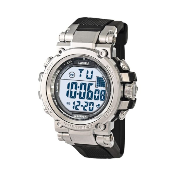 Ψηφιακό ρολόι χειρός - LS9057 - Lasika - 817353 - Black/Silver - GoodFlix
