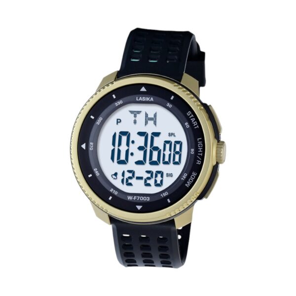Ψηφιακό ρολόι χειρός - LS7003 - Lasika - 817360 - Black/Gold - GoodFlix