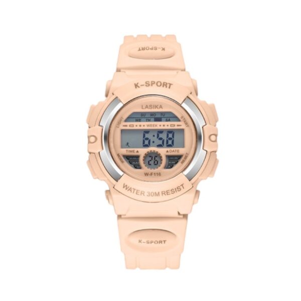 Ψηφιακό ρολόι χειρός - LS116 - Lasika - 817407 - Beige - GoodFlix