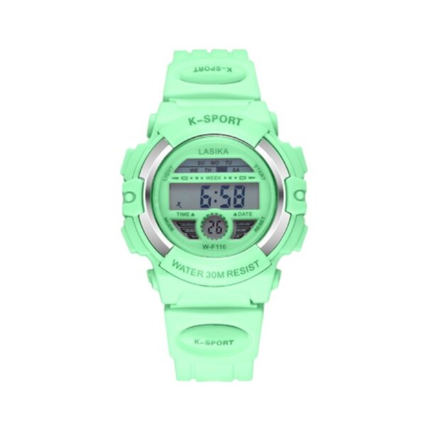 Ψηφιακό ρολόι χειρός - LS116 - Lasika - 817407 - Green - GoodFlix