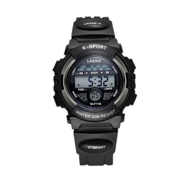 Ψηφιακό ρολόι χειρός - LS116 - Lasika - 817407 - Black/Grey - GoodFlix
