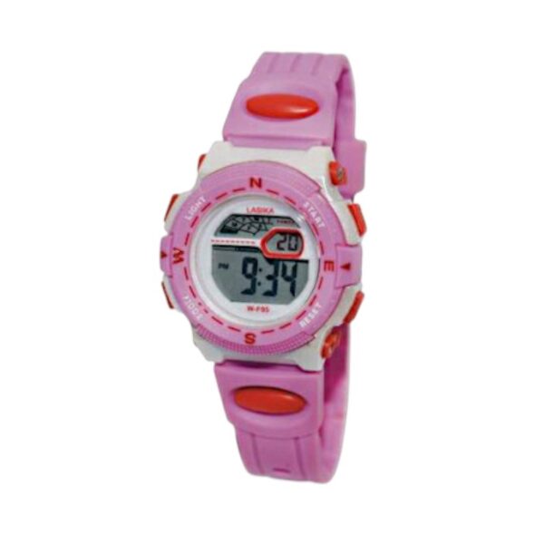 Παιδικό ψηφιακό ρολόι χειρός - LS85 - Lasika - 817421 - Pink - GoodFlix