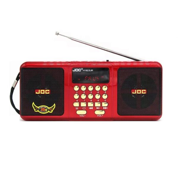 Επαναφορτιζόμενο ραδιόφωνο - JOC-1822 - 818224 - Red - GoodFlix