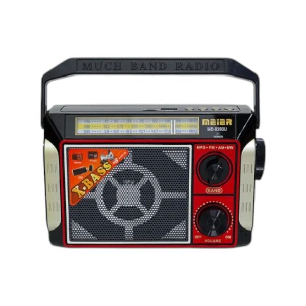 Επαναφορτιζόμενο ραδιόφωνο - MD-9393BT - 830012 - Black - GoodFlix