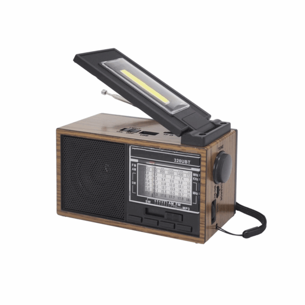 Επαναφορτιζόμενο ραδιόφωνο με ηλιακό πάνελ – RD321UBT-S - 803216 - GoodFlix