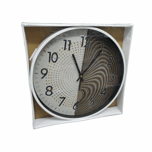 Ρολόι τοίχου - 835-18 - 878039 - White - GoodFlix