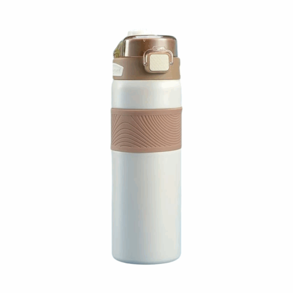 Φορητό παγούρι-θερμός - CF8235 - 600ml - 882393 - White/Brown - GoodFlix