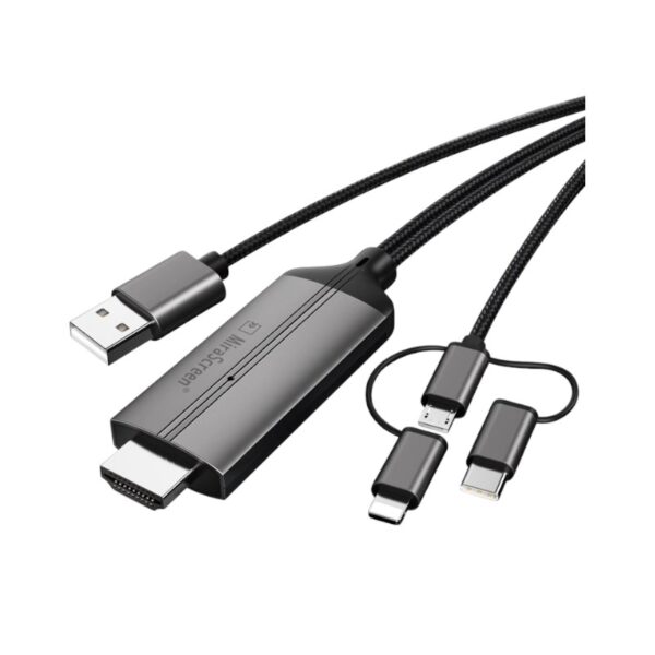 Καλώδιο USB σε HDTV - 3in1 - LD36 - Mirascreen - 884508 - GoodFlix