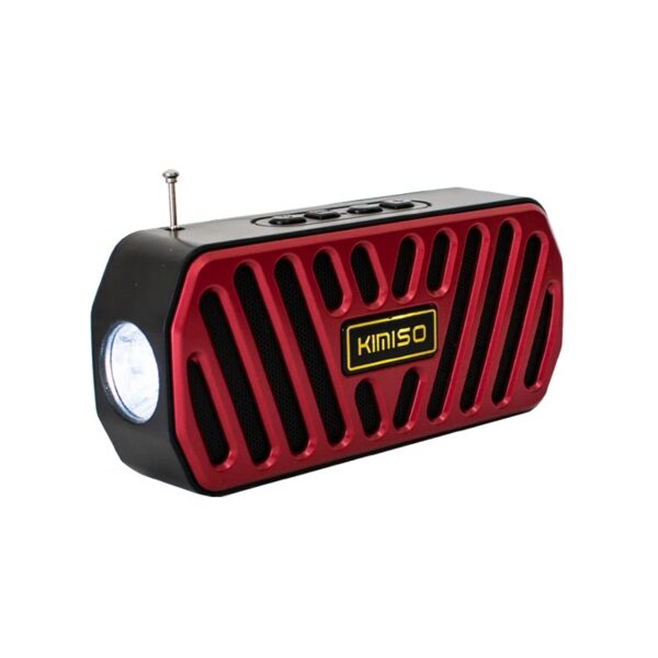 Ασύρματο ηχείο Bluetooth με φακό LED – KMS-05A – 885864 - Red - GoodFlix