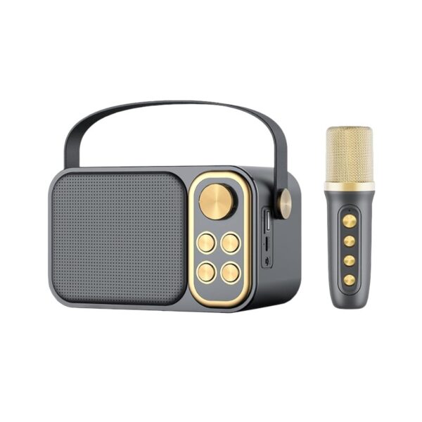 Ασύρματο ηχείο Bluetooth με μικρόφωνο Karaoke - YS-103 - 887288 - Black - GoodFlix