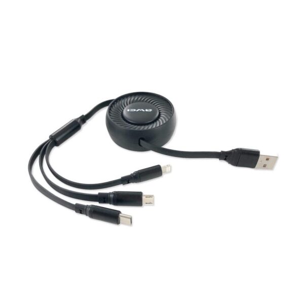 Καλώδιο φόρτισης & data 3in1 - Πτυσσόμενο - CL-136 - AWEI - 887714 - GoodFlix