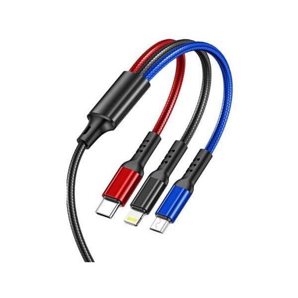 Καλώδιο φόρτισης & data 3in1 - Fast Charge - CL-971 - 1.2m - AWEI - 022170 - GoodFlix