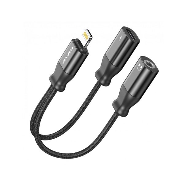 Αντάπτορας Lightning male σε Jack 3.5mm/Lightning female - CL-73 - AWEI - 888148 - GoodFlix