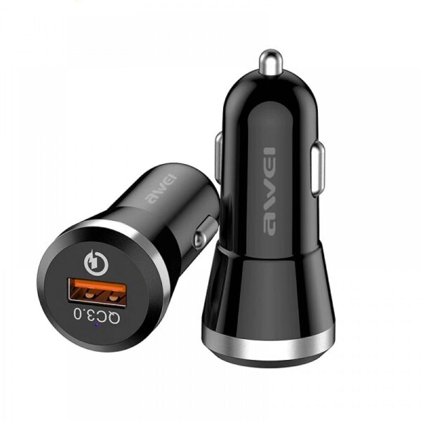 Φορτιστής αναπτήρα αυτοκινήτου - Quick Charger - C825 - AWEI - 888452 - GoodFlix