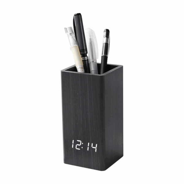 Ψηφιακό ρολόι - Ξυπνητήρι & Μολυβοθήκη - ET015-2 - 909429 - Black - GoodFlix